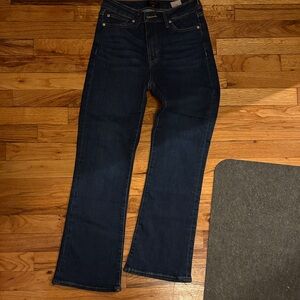 Quince Dark Blue Flare Jeans